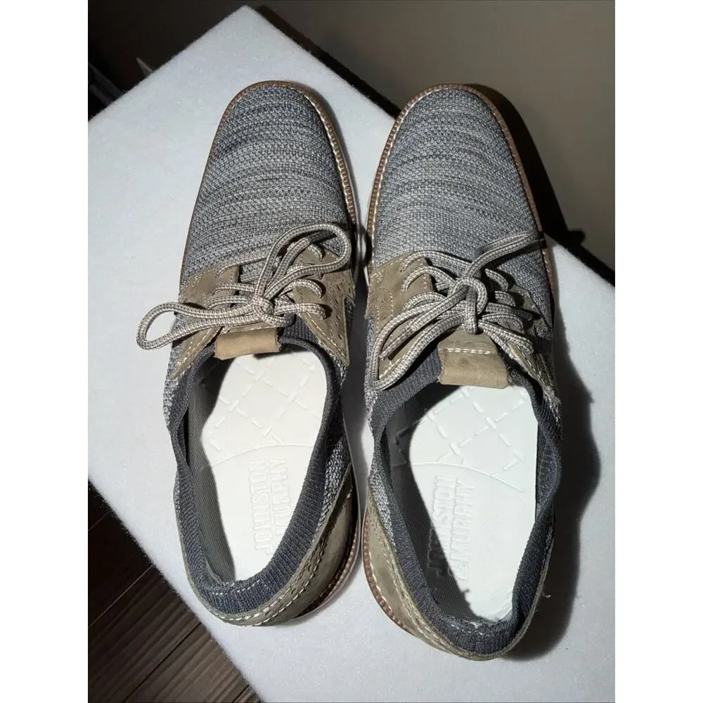 Johnston & Murphy Men’s 9M Duncan Knit Plain Toe Casual Dress Sneaker